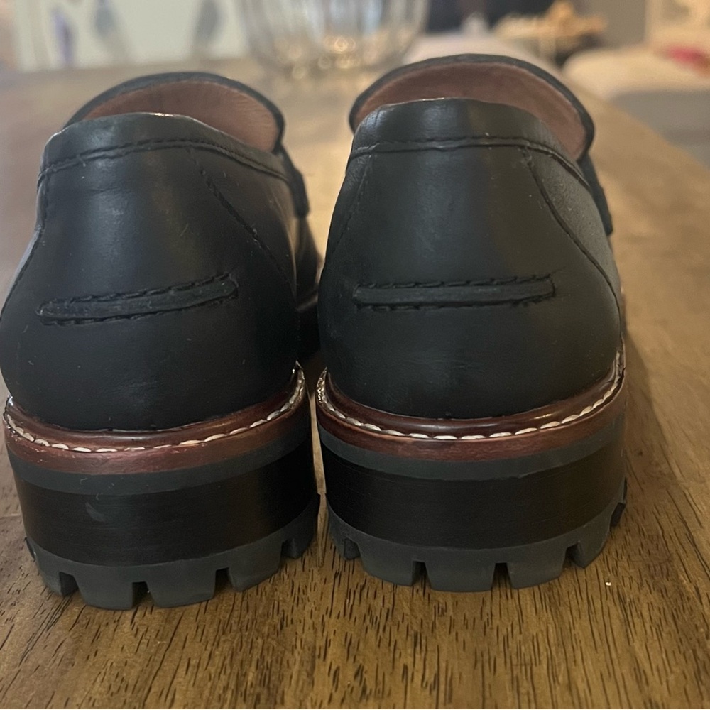 Madewell Black Leather Loafers - Picture 5 of 6